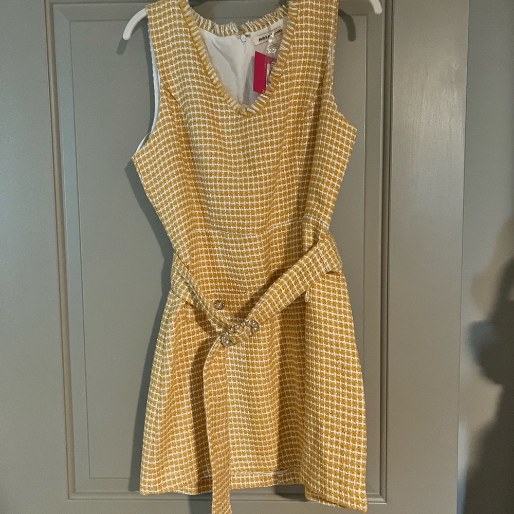 Pale yellow “Jacki - O” inspired dress. L